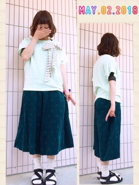 まっきぃ〜さん（レディース・157cm）の春コーディネート