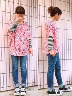 まっきぃ〜さん（レディース・157cm）の春コーディネート