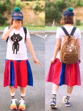 まっきぃ〜さん(レディース・157cm)の夏コーディネート