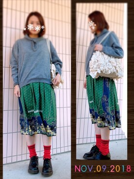 「シンプルおしゃれが好き」｜まっきぃ〜さん（レディース・157cm）の秋コーディネート