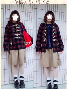 まっきぃ〜さん(レディース・157cm)の春コーディネート