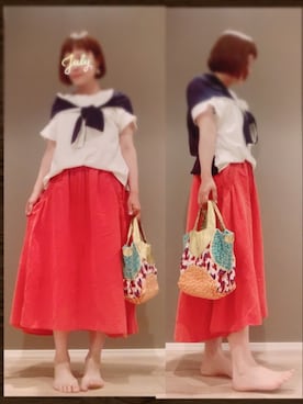 まっきぃ〜さん(レディース・157cm)の夏コーディネート