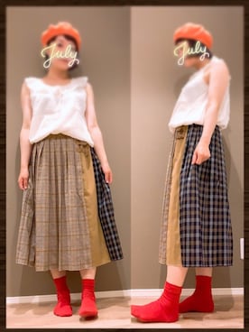 まっきぃ〜さん(レディース・157cm)の夏コーディネート