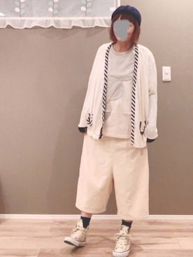 「コンバンース」｜まっきぃ〜さん（レディース・157cm）の春コーディネート