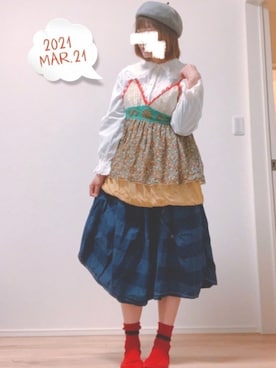 まっきぃ〜さん（レディース・156cm）の春コーディネート