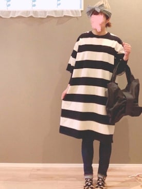 「アイテム（ワンピース）」を使った、まっきぃ〜さん（レディース・156cm）の春コーディネート