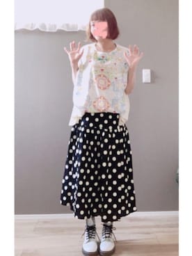 まっきぃ〜さん（レディース・156cm）の春コーディネート