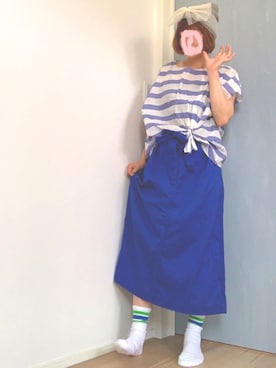 「ARCONANAN（アルコナナン）のアイテム」を使った、まっきぃ〜さん（レディース・156cm）の夏コーディネート