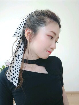 「DHOLIC（ディーホリック）のアイテム（財布/小物）」を使った、mutomo27さん（レディース・158cm）の夏コーディネート