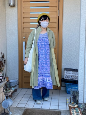 「Another Edition（アナザーエディション）のアイテム（ワンピース/ドレス）」を使った、chiruさん（レディース・165cm）の秋コーディネート