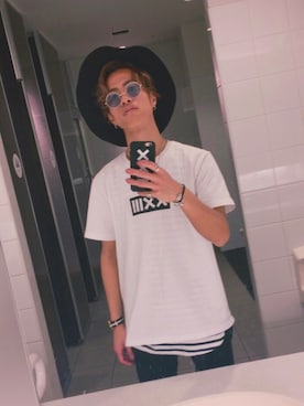 「アイテム（PC・スマホグッズ/家電）」を使った、吉田 裕太さん（メンズ・177cm・20代）の夏コーディネート