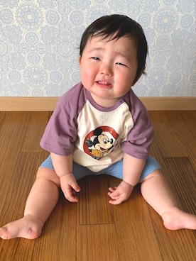 「Birthday（バースデイ）のアイテム（トップス、その他）」を使った、Wako ☺︎さん（キッズ）の夏コーディネート