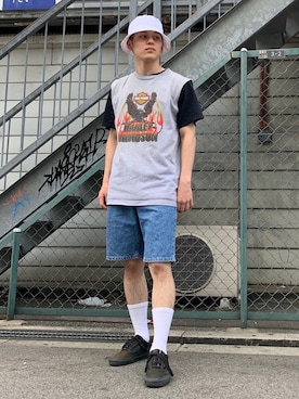 大吉さん（メンズ・174cm）の夏コーディネート