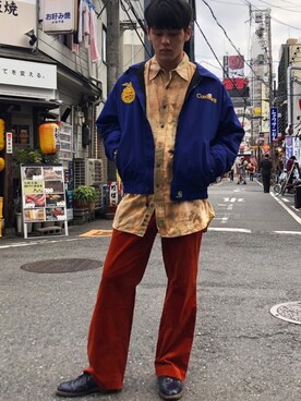 大吉さん(メンズ・174cm)の秋コーディネート