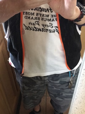 「FIRST DOWN（ファーストダウン）のアイテム（パンツ）」を使った、 NEOakiradjさん（メンズ・180cm）の夏コーディネート