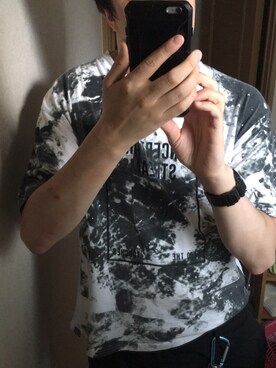 「be one soulのアイテム（Tシャツ/カットソー、ホワイト系）」を使った、 NEOakiradjさん（メンズ・180cm）の夏コーディネート