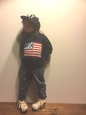 so873さん（キッズ・90cm）の秋コーディネート