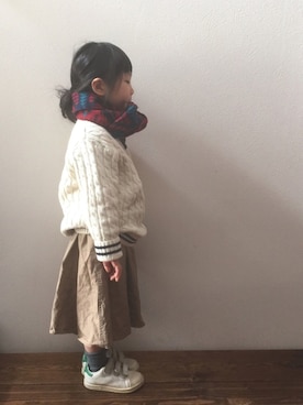 so873さん（キッズ・100cm）の冬コーディネート