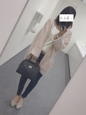 「大学生コーデ」｜「アイテム（パンプス）」を使った、なっちゃんさん（レディース・153cm）の春コーディネート