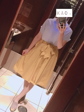 「表参道」｜なっちゃんさん（レディース・153cm）の夏コーディネート