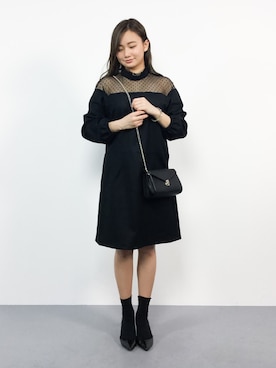   𝑅𝐼𝑁𝐴さん（レディース・151cm）の冬コーディネート