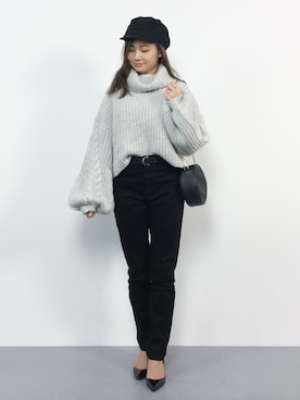   𝑅𝐼𝑁𝐴さん（レディース・151cm）の冬コーディネート