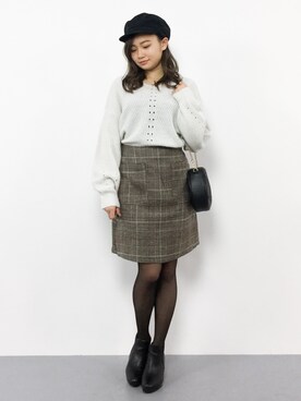 𝑅𝐼𝑁𝐴さん(レディース・151cm)の冬コーディネート