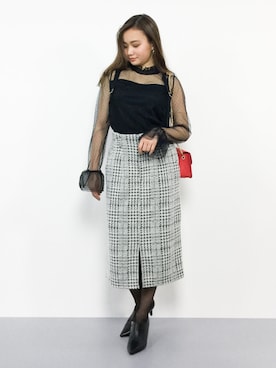   𝑅𝐼𝑁𝐴さん（レディース・150cm）の冬コーディネート