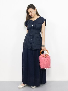   𝑅𝐼𝑁𝐴さん（レディース・150cm）の夏コーディネート