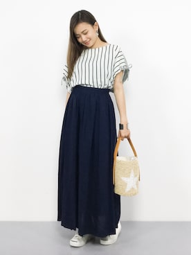 𝑅𝐼𝑁𝐴さん(レディース・150cm)の夏コーディネート