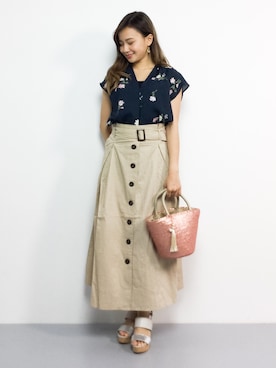 𝑅𝐼𝑁𝐴さん(レディース・150cm)の夏コーディネート