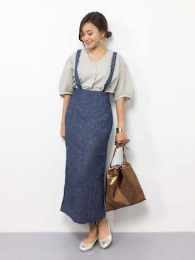   𝑅𝐼𝑁𝐴さん（レディース・150cm）の夏コーディネート