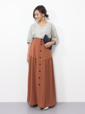   𝑅𝐼𝑁𝐴さん（レディース・150cm）の夏コーディネート