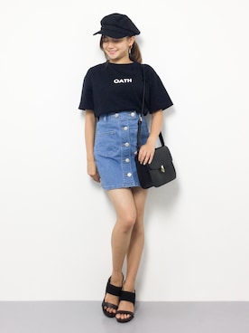   𝑅𝐼𝑁𝐴さん（レディース・150cm）の夏コーディネート