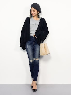   𝑅𝐼𝑁𝐴さん（レディース・150cm）の秋コーディネート