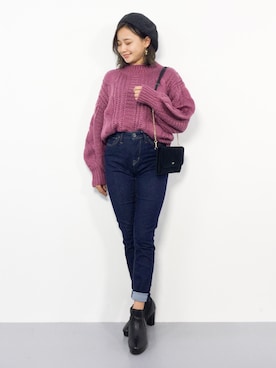   𝑅𝐼𝑁𝐴さん（レディース・150cm）の秋コーディネート