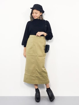   𝑅𝐼𝑁𝐴さん（レディース・150cm）の秋コーディネート