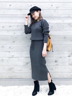   𝑅𝐼𝑁𝐴さん（レディース・150cm）の秋コーディネート