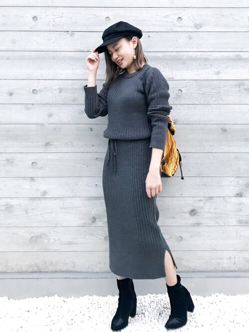 𝑅𝐼𝑁𝐴 Lowrys Farmのキャスケットを使ったコーディネート Wear