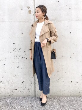 「AEON STYLE（イオンスタイル）のアイテム（ジャケット/アウター）」を使った、  𝑅𝐼𝑁𝐴さん（レディース・150cm）の秋コーディネート