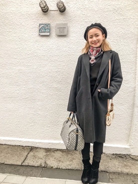   𝑅𝐼𝑁𝐴さん（レディース・150cm）の冬コーディネート