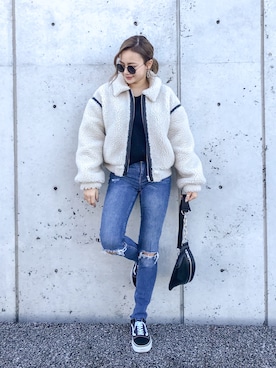   𝑅𝐼𝑁𝐴さん（レディース・150cm）の冬コーディネート