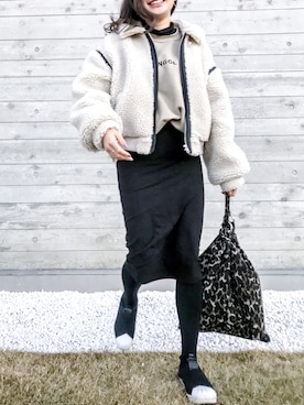   𝑅𝐼𝑁𝐴さん（レディース・150cm）の冬コーディネート