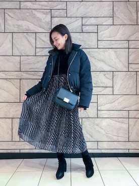   𝑅𝐼𝑁𝐴さん（レディース・150cm）の冬コーディネート