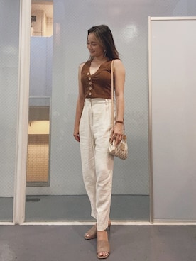 「H&M（エイチ・アンド・エム）のアイテム（腕時計）」を使った、  𝑅𝐼𝑁𝐴さん（レディース・150cm）の夏コーディネート