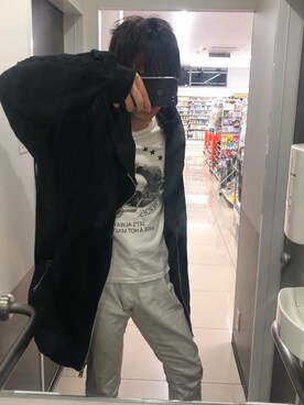 「CIVARIZE（シヴァーライズ）のアイテム（ジャケット/アウター）」を使った、K.M.Revさん（メンズ・174cm）の冬コーディネート