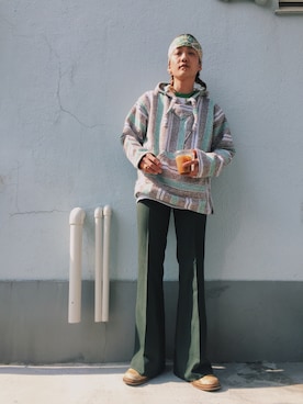 「CHALLENGER（チャレンジャー）のアイテム（財布/小物）」を使った、Canさん（メンズ・164cm）の春コーディネート