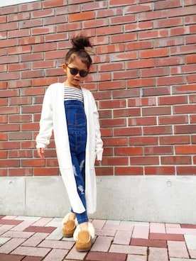 monchamaさん（キッズ・120cm）の冬コーディネート