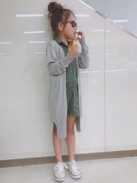 monchamaさん（キッズ・120cm）の秋コーディネート