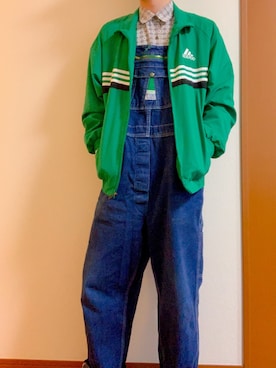「アイテム（サロペット/オーバーオール）」を使った、se-chanさん（メンズ・172cm・20代）の春コーディネート